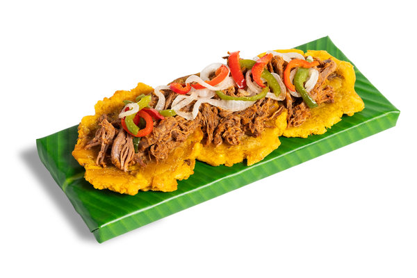 Topped Tostones with Ropa Vieja
