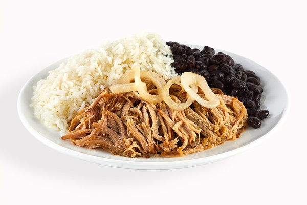 Roast Pork with Rice and Beans